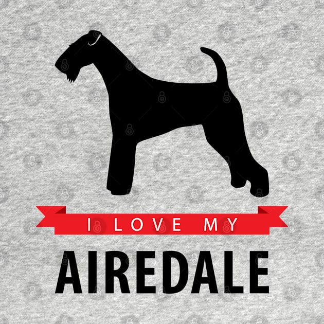 I Love My Airedale Terrier by millersye